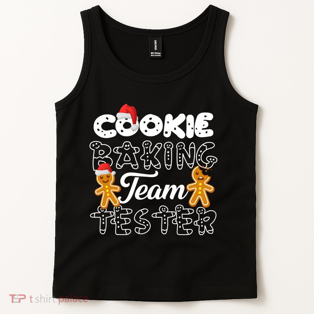Cookie Baking Team Tester Gingerbread Christmas Tank Top