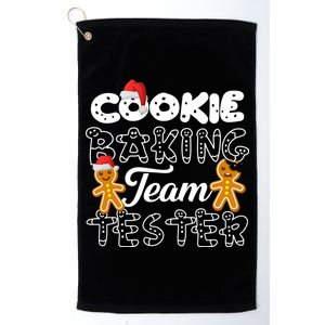 Cookie Baking Team Tester Gingerbread Christmas Platinum Collection Golf Towel