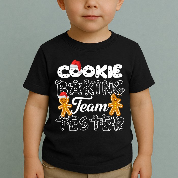 Cookie Baking Team Tester Gingerbread Christmas Toddler T-Shirt