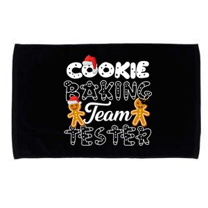 Cookie Baking Team Tester Gingerbread Christmas Microfiber Hand Towel