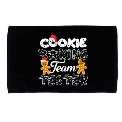 Cookie Baking Team Tester Gingerbread Christmas Microfiber Hand Towel