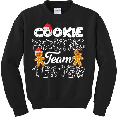 Cookie Baking Team Tester Gingerbread Christmas Kids Sweatshirt