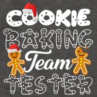Cookie Baking Team Tester Gingerbread Christmas Vector Backpack