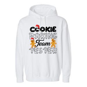 Cookie Baking Team Tester Gingerbread Christmas Garment-Dyed Fleece Hoodie