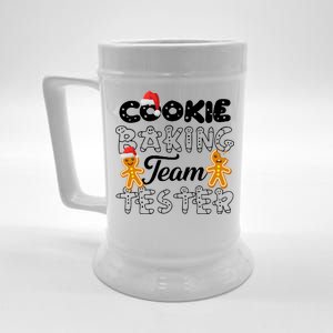 Cookie Baking Team Tester Gingerbread Christmas Beer Stein