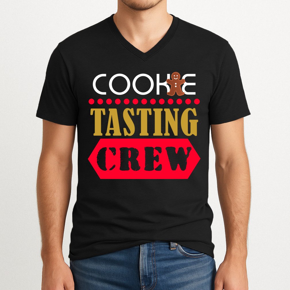 Cookie Tasting Crew V-Neck T-Shirt