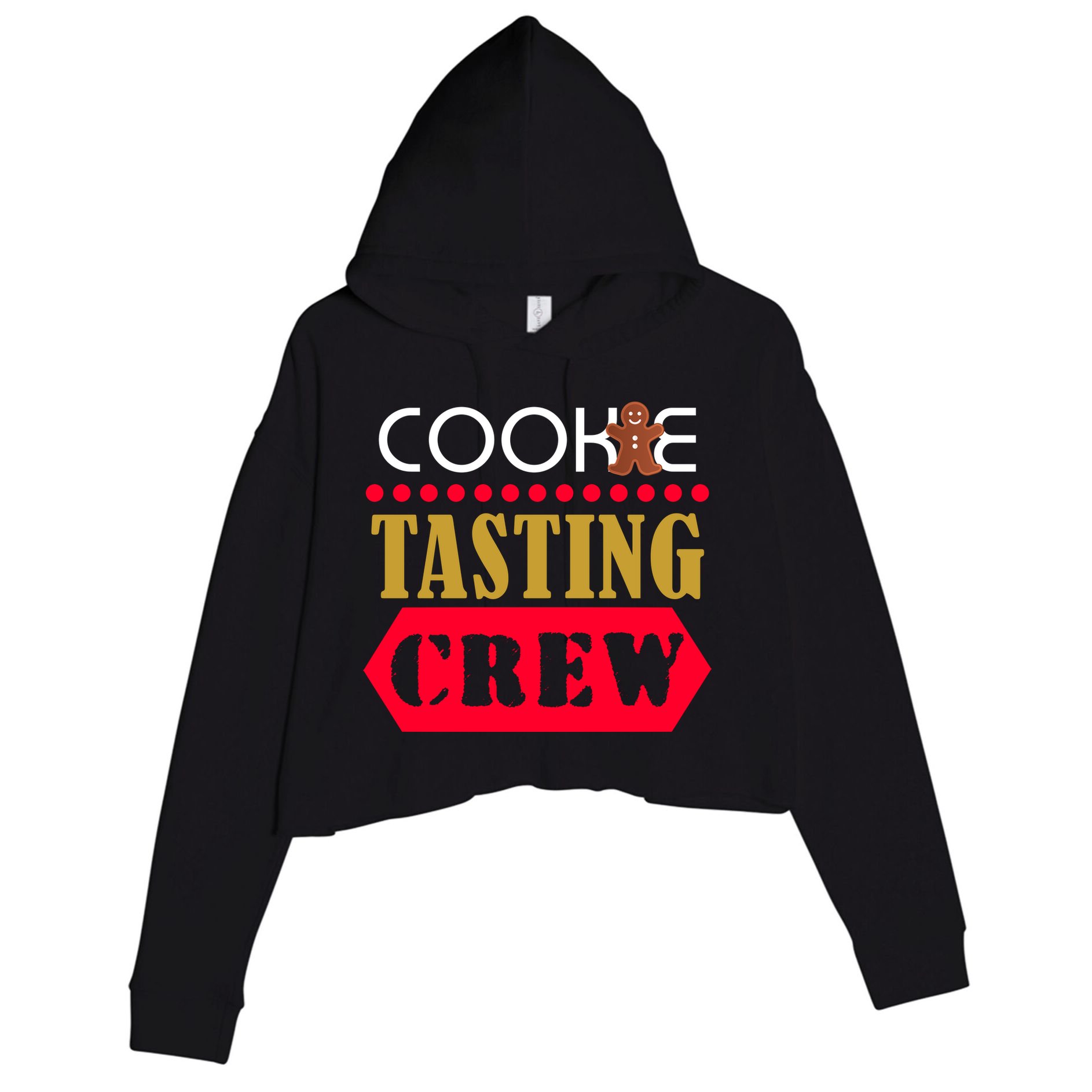 Cookie Tasting Crew Crop Fleece Hoodie