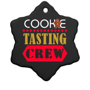 Cookie Tasting Crew Ceramic Star Ornament