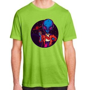 Cool Alien Headset Adult ChromaSoft Performance T-Shirt