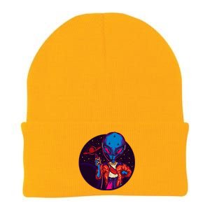 Cool Alien Headset Knit Cap Winter Beanie