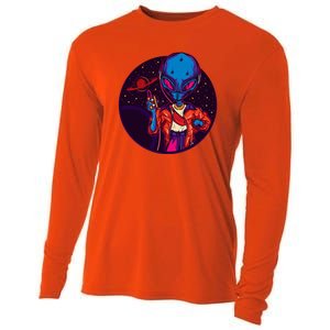 Cool Alien Headset Cooling Performance Long Sleeve Crew