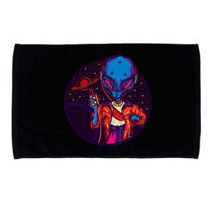 Cool Alien Headset Microfiber Hand Towel