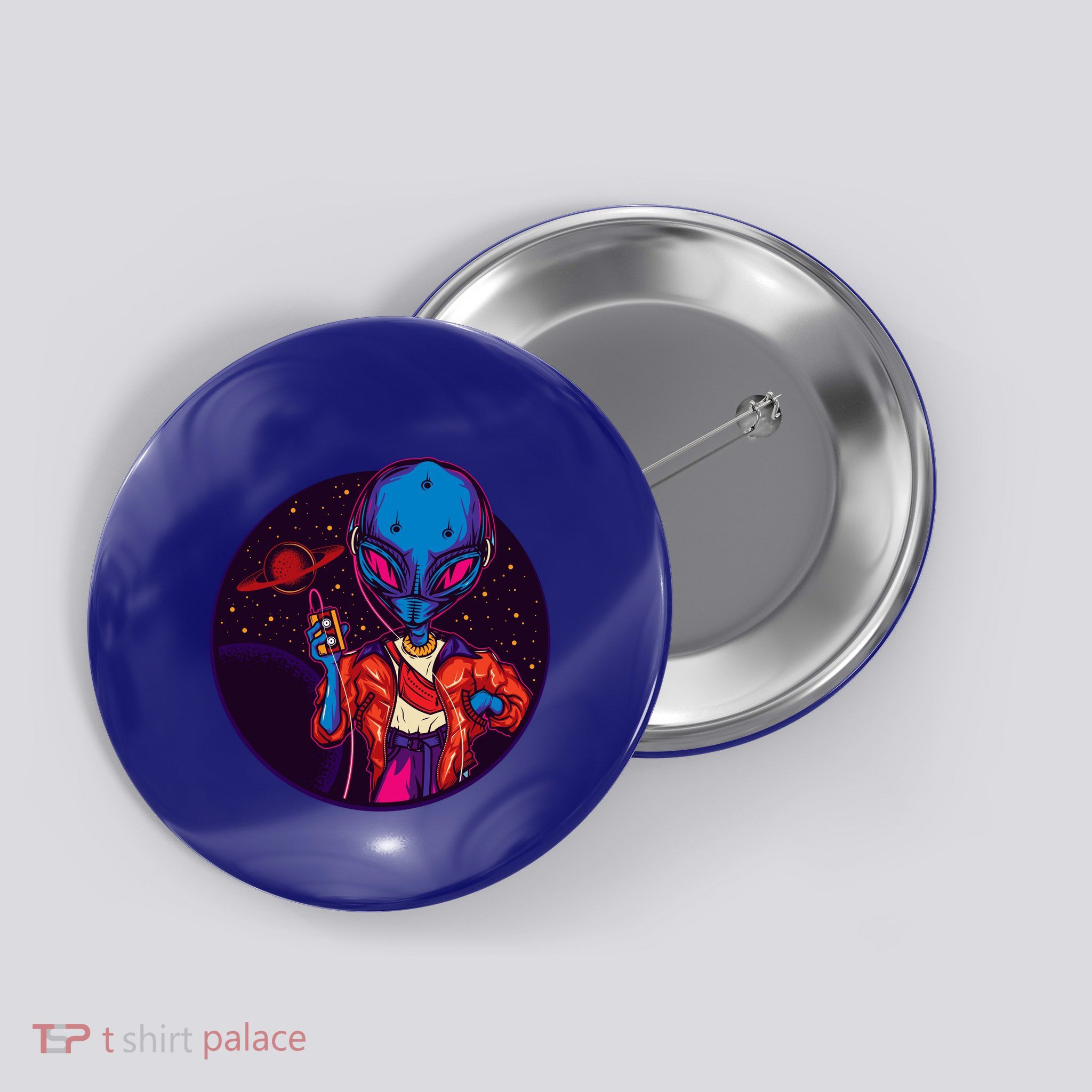 Cool Alien Headset Button