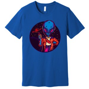 Cool Alien Headset Premium T-Shirt