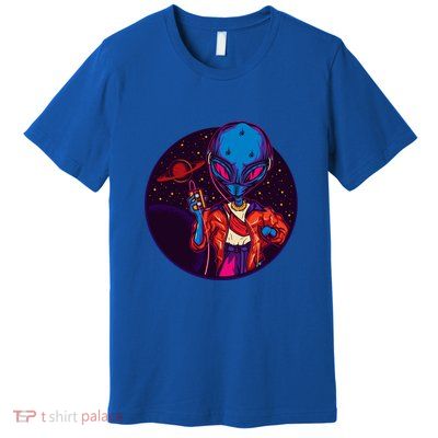 Cool Alien Headset Premium T-Shirt