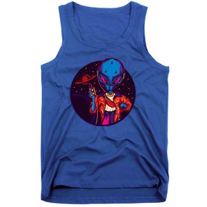 Cool Alien Headset Tank Top