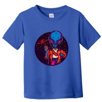 Cool Alien Headset Toddler T-Shirt