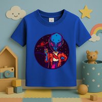 Cool Alien Headset Toddler T-Shirt