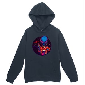 Cool Alien Headset Urban Pullover Hoodie