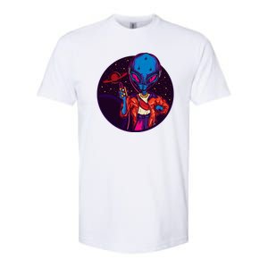 Cool Alien Headset Softstyle CVC T-Shirt