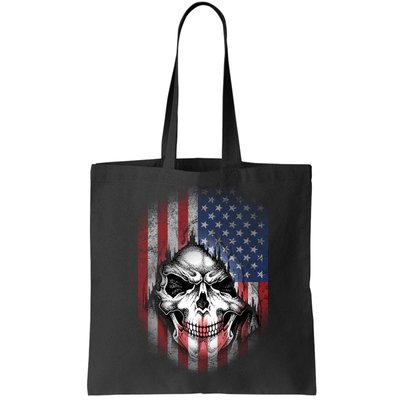 Cool American Flag Skull Graphic Bag