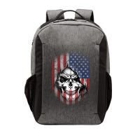Cool American Flag Skull Graphic Vector Backpack