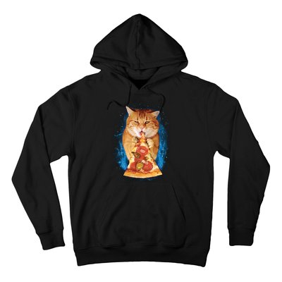 Cool and Funny Pizza Cat Hoodie