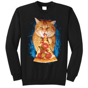 Cool and Funny Pizza Cat Sweatshirt