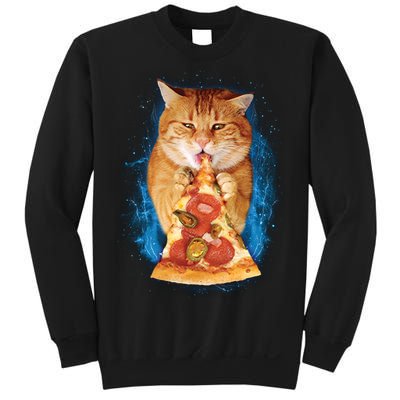 Cool and Funny Pizza Cat Sweatshirt