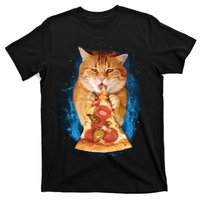 Cool and Funny Pizza Cat T-Shirt