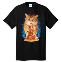 Cool and Funny Pizza Cat Tall T-Shirt