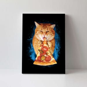 Cool and Funny Pizza Cat Canvas