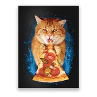 Cool and Funny Pizza Cat Poster