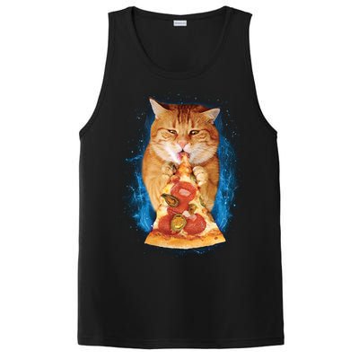 Cool and Funny Pizza Cat PosiCharge Competitor Tank