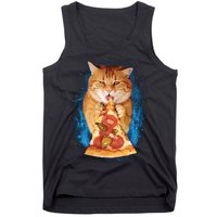 Cool and Funny Pizza Cat Tank Top