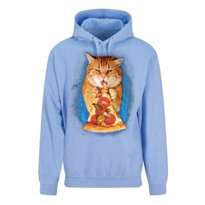 Cool and Funny Pizza Cat Unisex Surf Hoodie