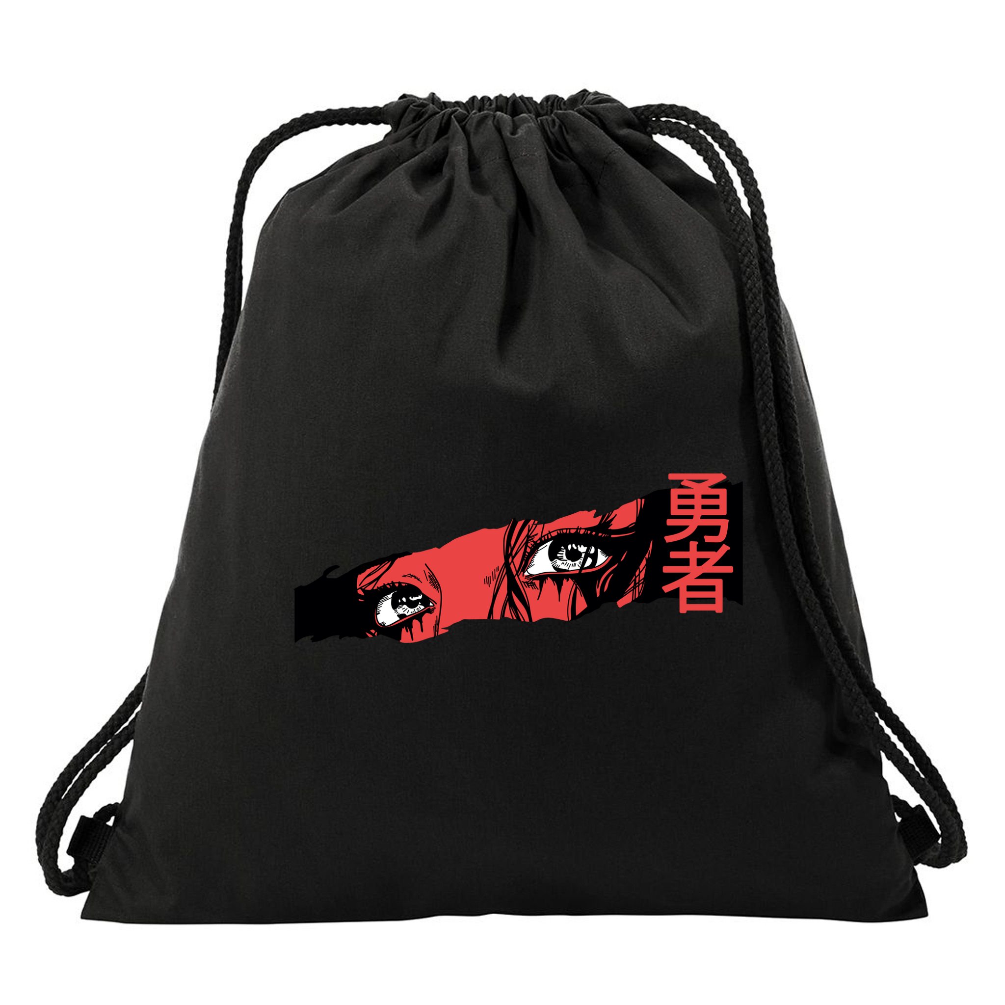 Cool Anime Style Eyes Drawstring Bag