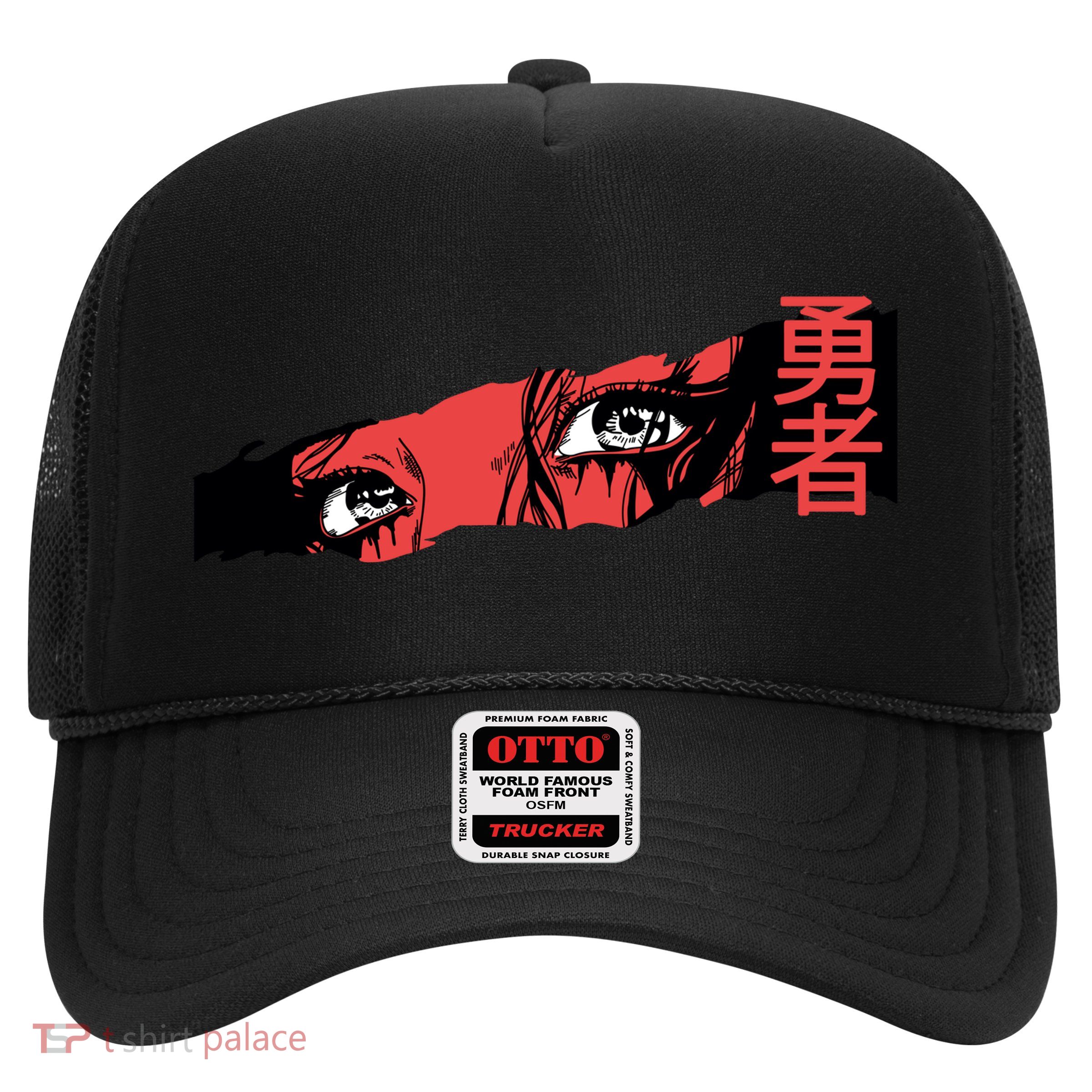 Cool Anime Style Eyes Trucker Hat