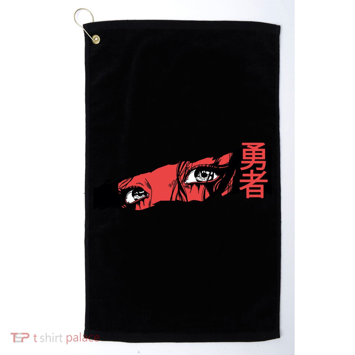 Cool Anime Style Eyes Golf Towel