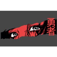 Cool Anime Style Eyes Bumper Sticker