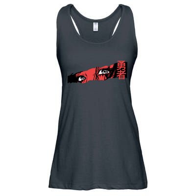 Cool Anime Style Eyes Ladies Essential Flowy Tank