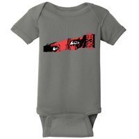 Cool Anime Style Eyes Baby Bodysuit