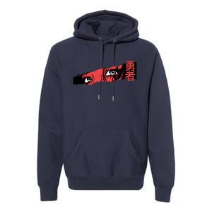 Cool Anime Style Eyes Premium Hoodie