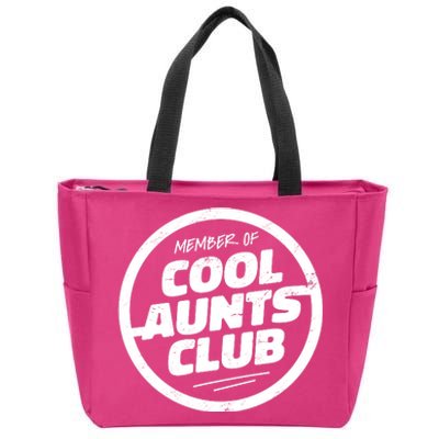 Cool Aunts Club Zip Tote Bag