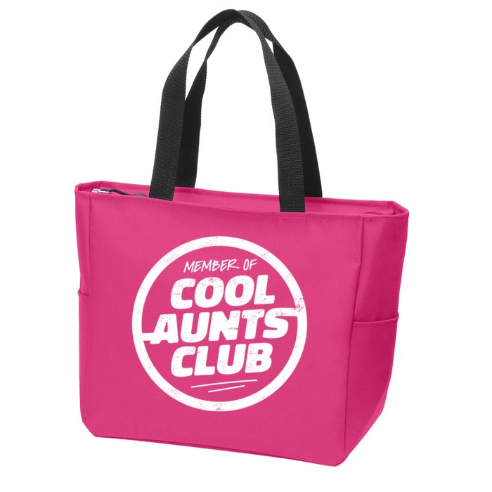 Cool Aunts Club Zip Tote Bag