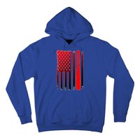 Cool Baseball Bat American Flag USA Hoodie