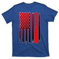 Cool Baseball Bat American Flag USA T-Shirt