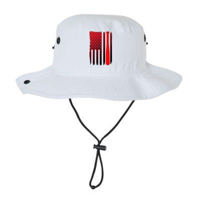 Cool Baseball Bat American Flag USA Legacy Cool Fit Booney Bucket Hat