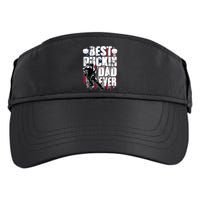 Cool Best Puckin Dad Ever Hockey Dad Adult Drive Performance Visor