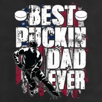 Cool Best Puckin Dad Ever Hockey Dad Adult Drive Performance Visor
